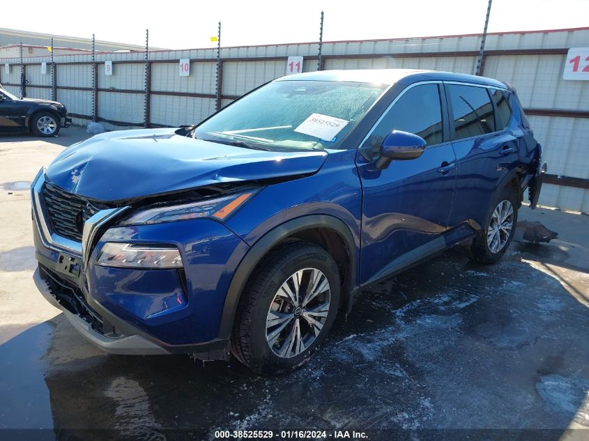2022 NISSAN ROGUE SV FWD - 5N1BT3BA2NC696188