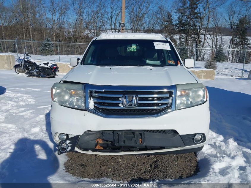 2013 HONDA PILOT EXL - 5FNYF4H5XDB039551