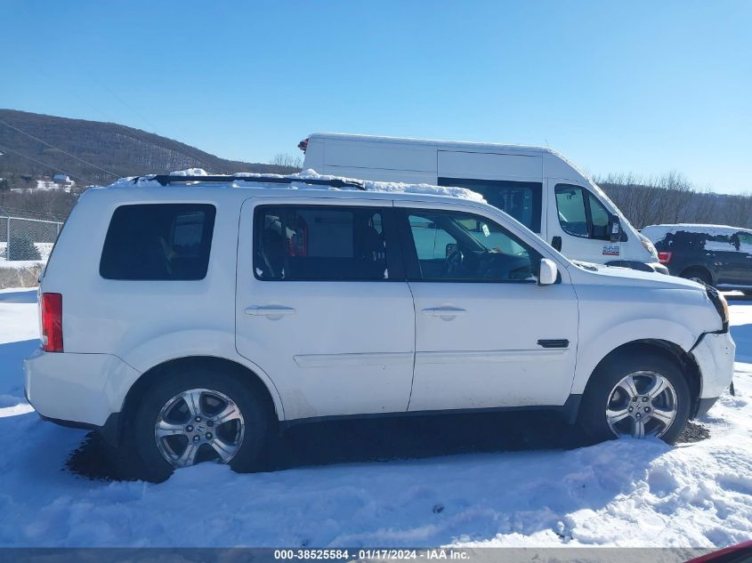 2013 HONDA PILOT EXL - 5FNYF4H5XDB039551