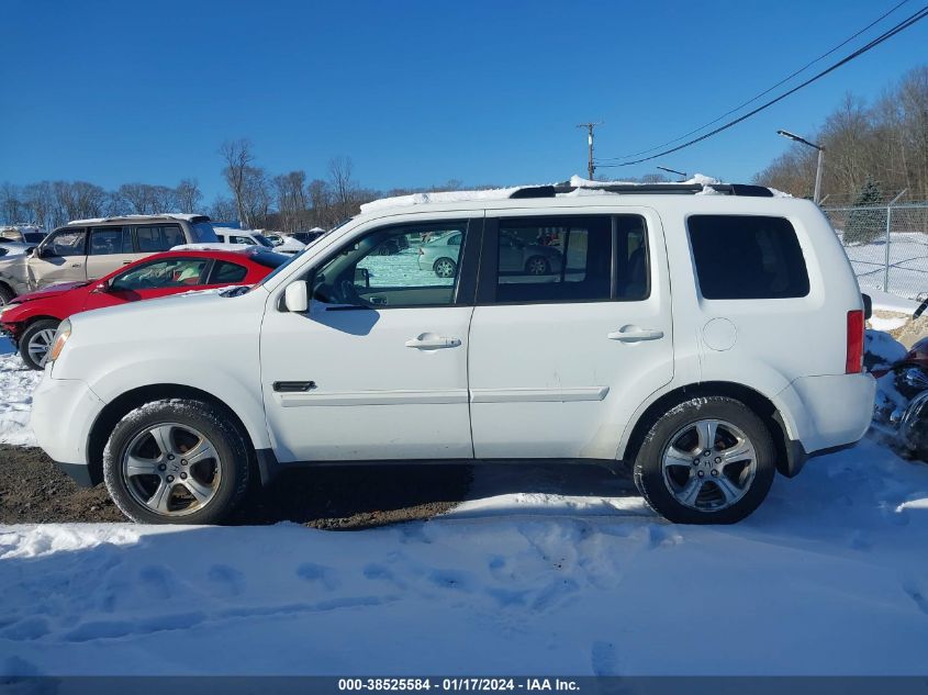 2013 HONDA PILOT EXL - 5FNYF4H5XDB039551