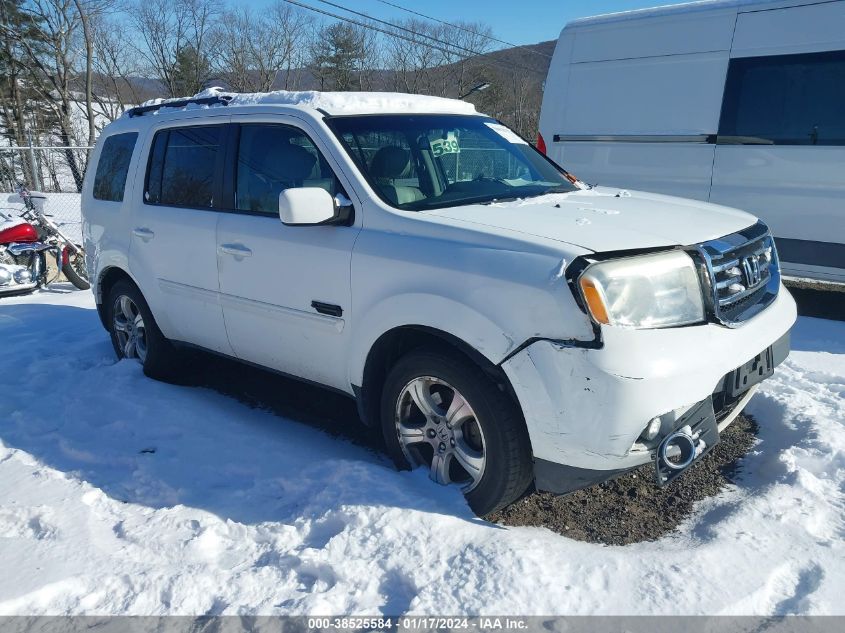 2013 HONDA PILOT EXL - 5FNYF4H5XDB039551