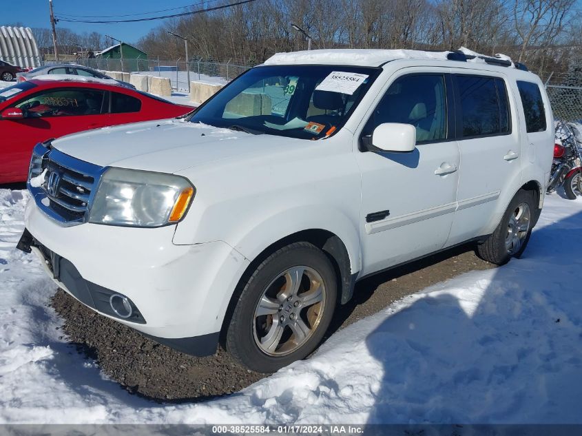 2013 HONDA PILOT EXL - 5FNYF4H5XDB039551