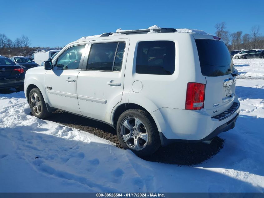 2013 HONDA PILOT EXL - 5FNYF4H5XDB039551