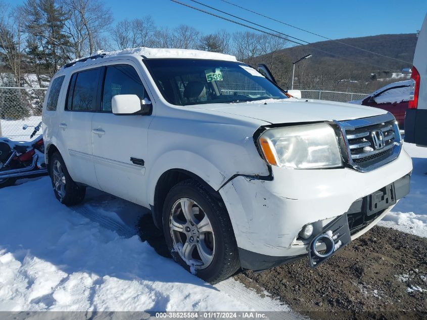 2013 HONDA PILOT EXL - 5FNYF4H5XDB039551