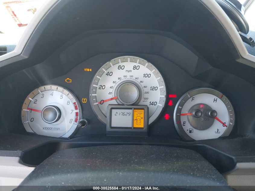 2013 HONDA PILOT EXL - 5FNYF4H5XDB039551