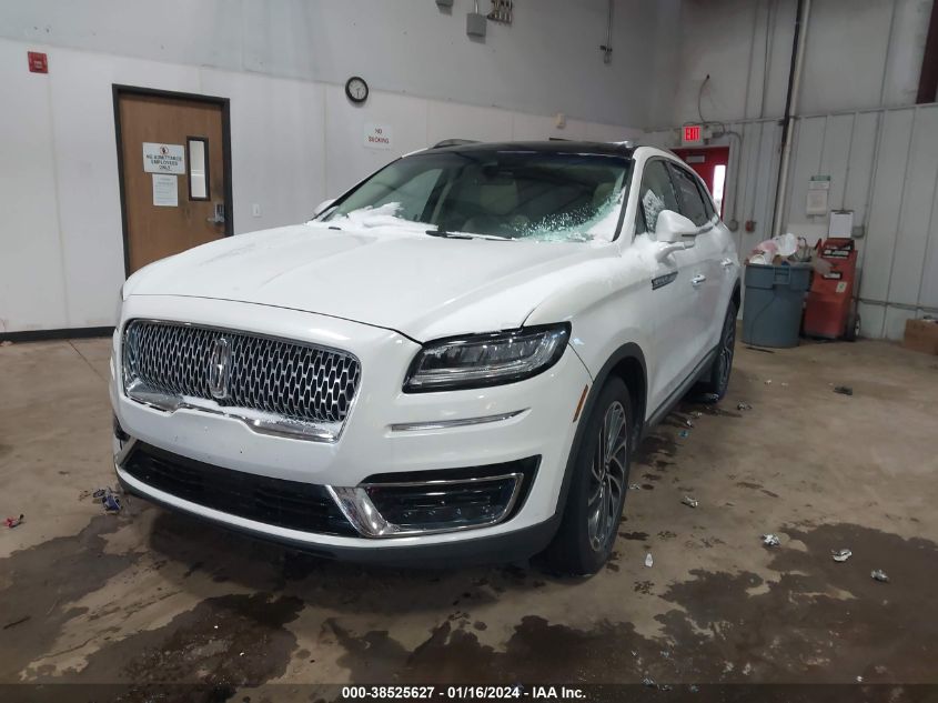 2020 LINCOLN NAUTILUS RESERVE - 2LMPJ8K93LBL08482