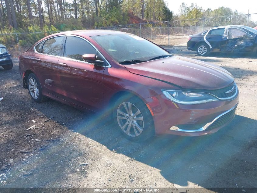 2016 CHRYSLER 200 LIMITED - 1C3CCCAB3GN161465