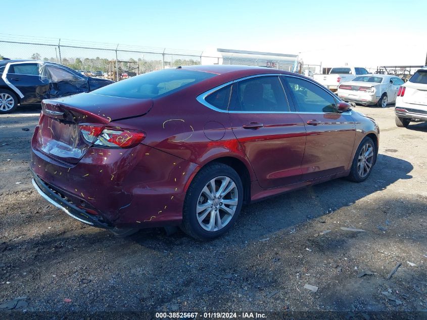2016 CHRYSLER 200 LIMITED - 1C3CCCAB3GN161465