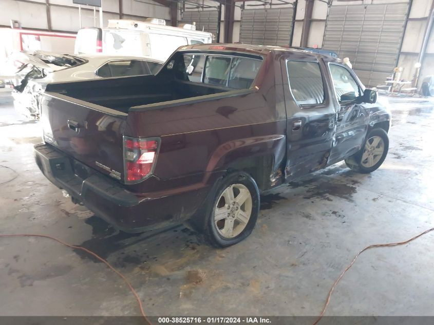 2013 HONDA RIDGELINE RTL - 5FPYK1F54DB007103