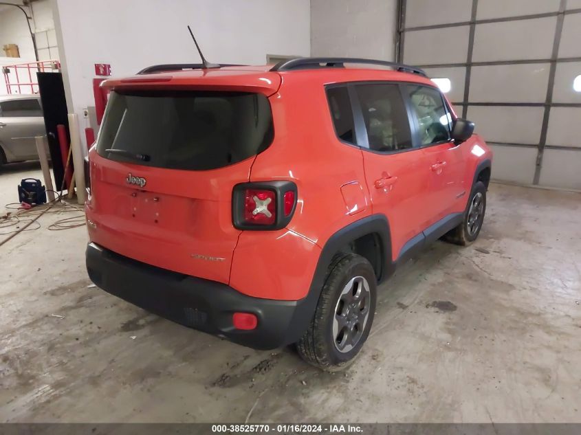 2016 JEEP RENEGADE SPORT - ZACCJBAT6GPD93182