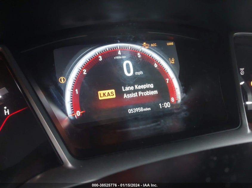 VIN 19XFC2F86LE214397 2020 HONDA CIVIC SPORT