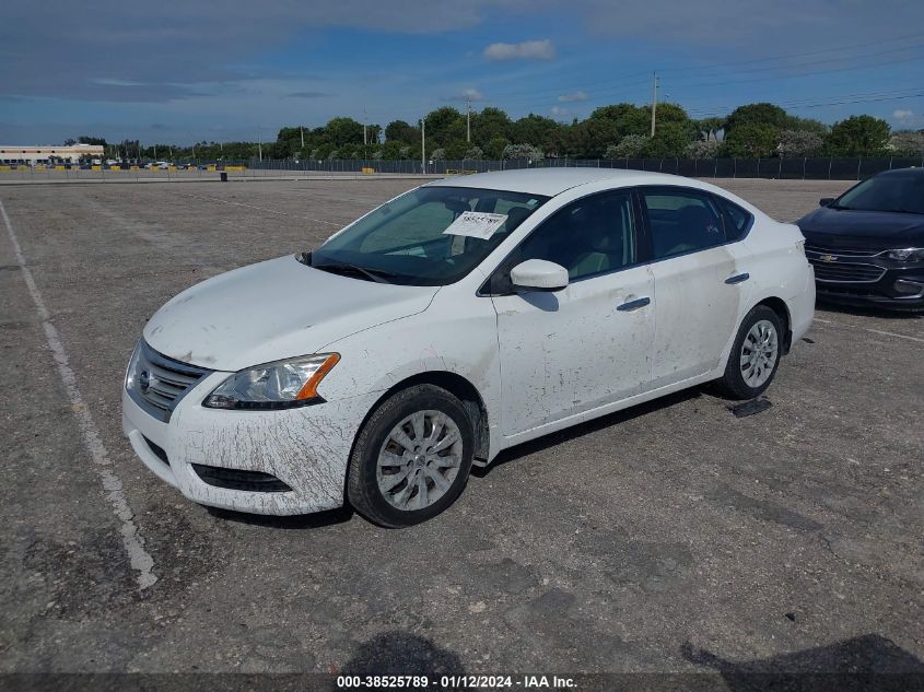 2015 NISSAN SENTRA S - 3N1AB7AP0FY235261