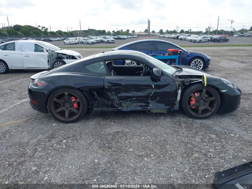 2021 PORSCHE 718 CAYMAN S - WP0AB2A87MK275017