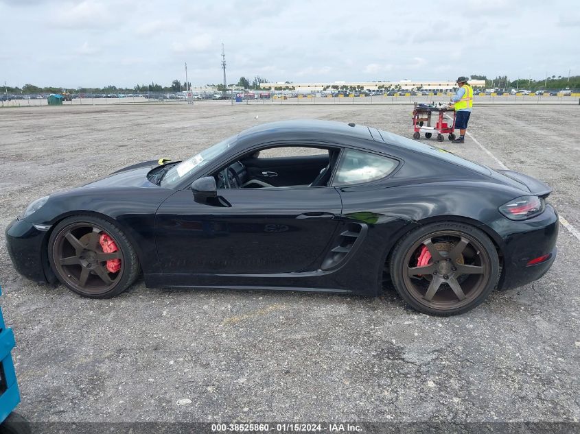2021 PORSCHE 718 CAYMAN S - WP0AB2A87MK275017