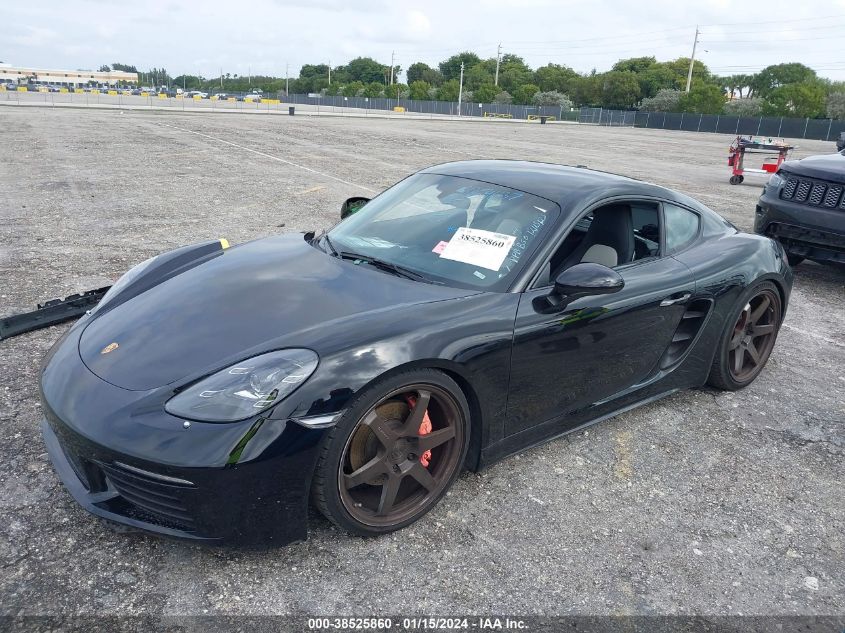 2021 PORSCHE 718 CAYMAN S - WP0AB2A87MK275017