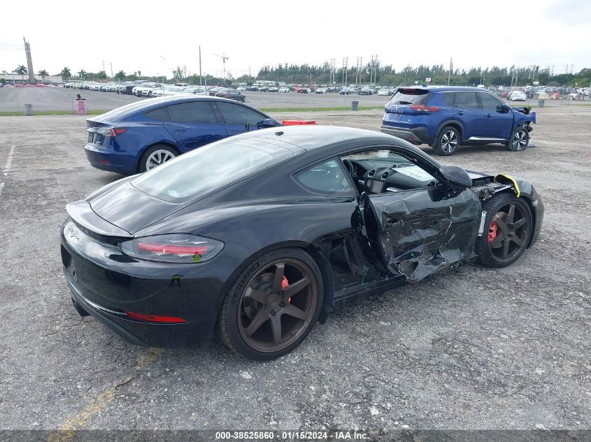 2021 PORSCHE 718 CAYMAN S - WP0AB2A87MK275017