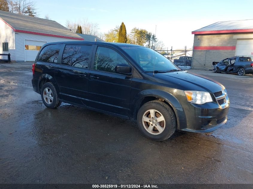 2013 DODGE GRAND CARAVAN SXT - 2C4RDGCGXDR527200