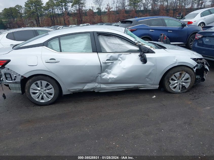 2022 NISSAN SENTRA S XTRONIC CVT - 3N1AB8BV6NY293389