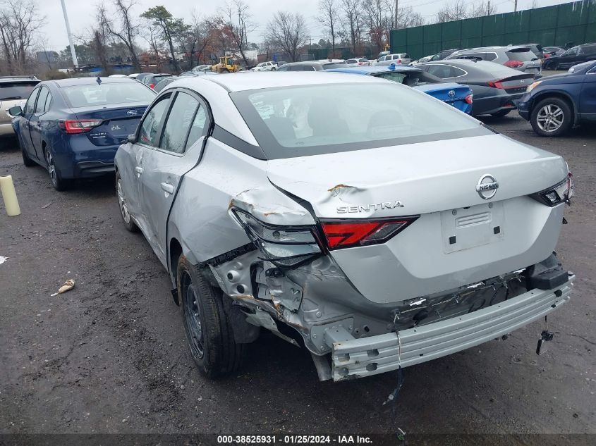 2022 NISSAN SENTRA S XTRONIC CVT - 3N1AB8BV6NY293389