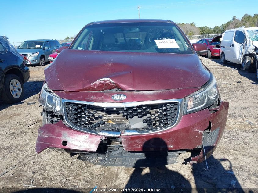 2016 KIA SEDONA LX - KNDMB5C13G6190610