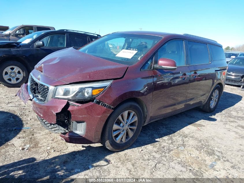 2016 KIA SEDONA LX - KNDMB5C13G6190610