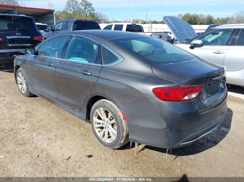 2015 CHRYSLER 200 LIMITED - 1C3CCCAB6FN562751