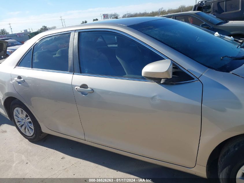 2013 TOYOTA CAMRY L - 4T4BF1FKXDR318696
