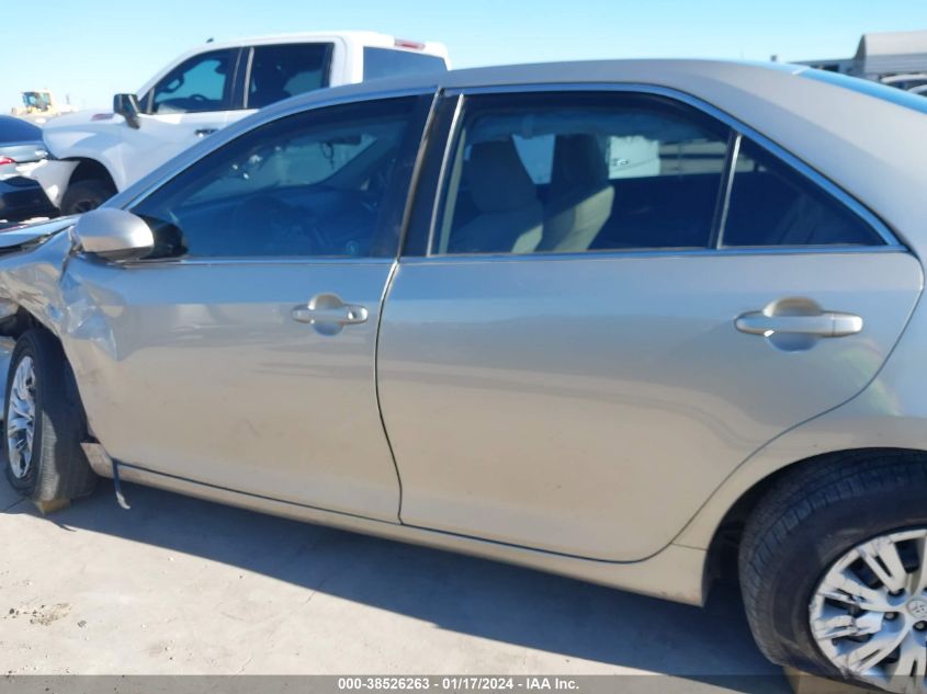 2013 TOYOTA CAMRY L - 4T4BF1FKXDR318696