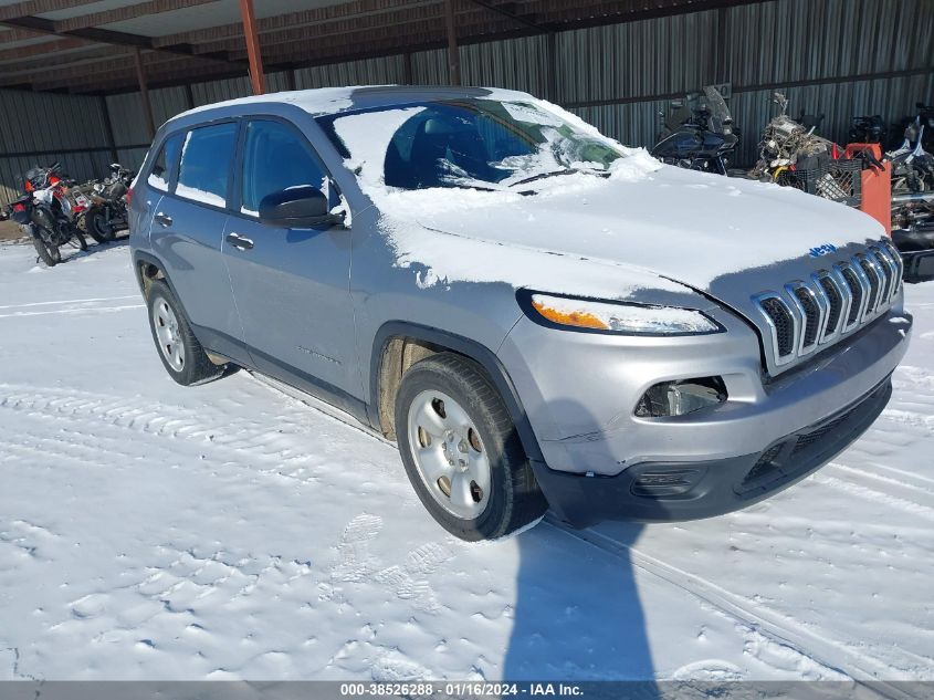 2017 JEEP CHEROKEE SPORT - 1C4PJLAB9HW650886