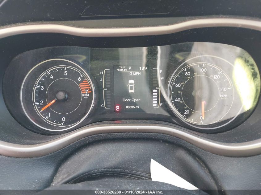 2017 JEEP CHEROKEE SPORT - 1C4PJLAB9HW650886
