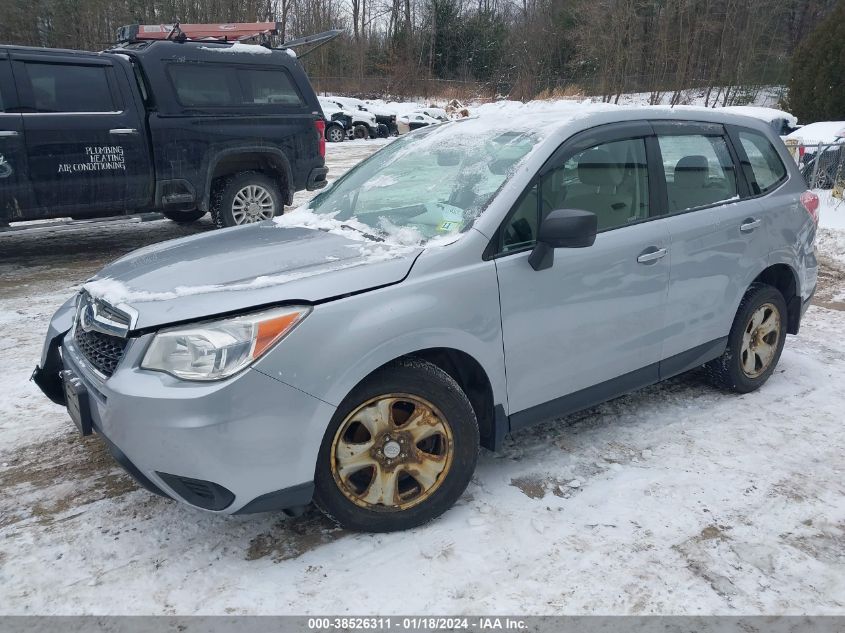 2014 SUBARU FORESTER 2.5I - JF2SJAAC1EH489684