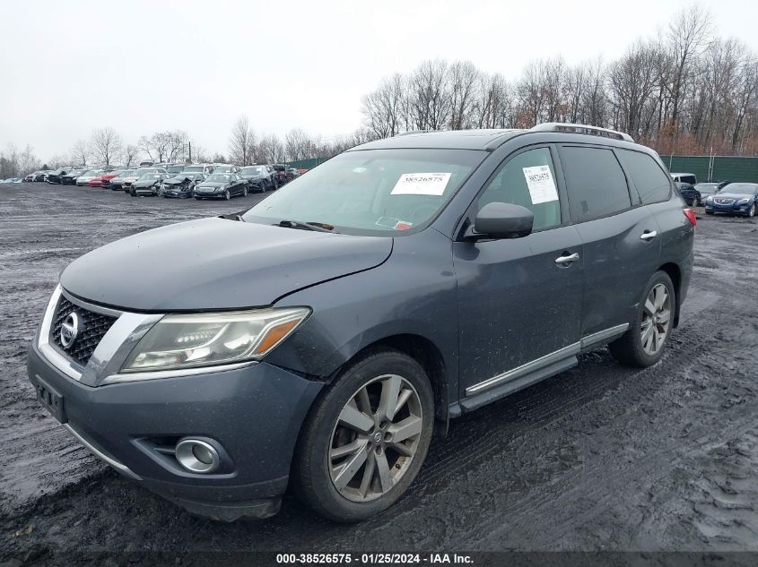 2014 NISSAN PATHFINDER PLATINUM - 5N1AR2MM6EC648107