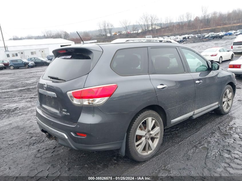 2014 NISSAN PATHFINDER PLATINUM - 5N1AR2MM6EC648107