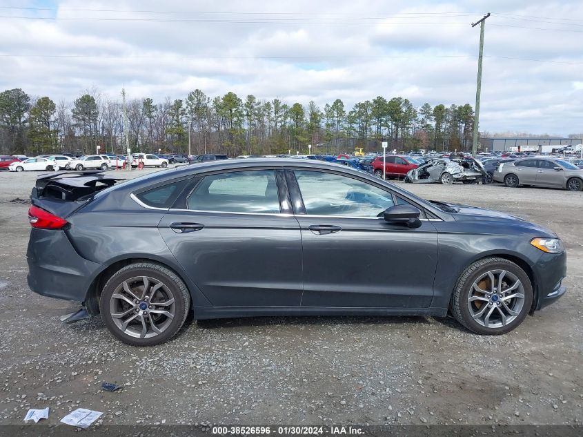 2017 FORD FUSION SE - 3FA6P0HD8HR393485