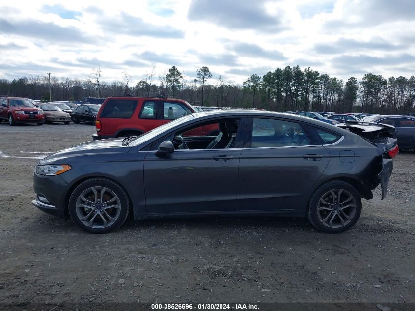 2017 FORD FUSION SE - 3FA6P0HD8HR393485