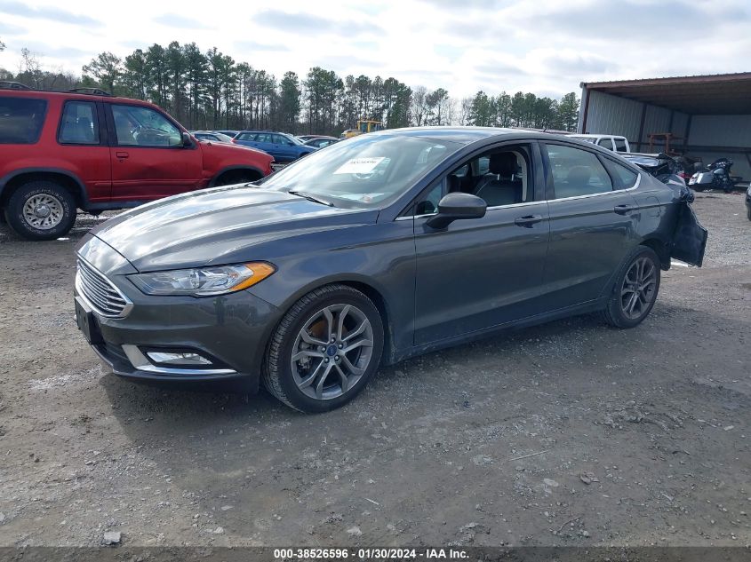 2017 FORD FUSION SE - 3FA6P0HD8HR393485