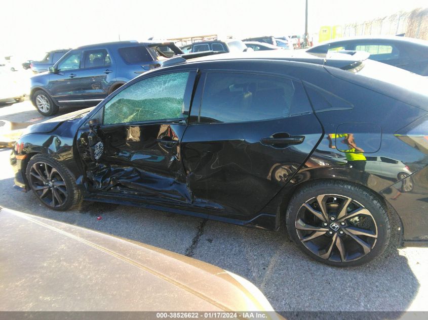 2018 HONDA CIVIC SPORT TOURING - SHHFK7H99JU219220