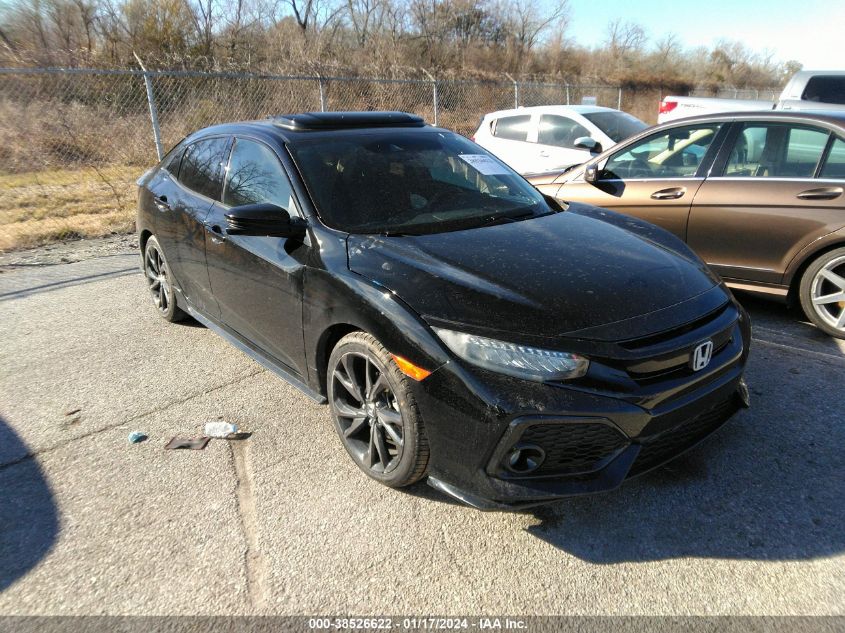 2018 HONDA CIVIC SPORT TOURING - SHHFK7H99JU219220