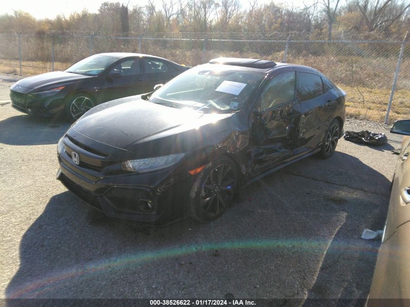2018 HONDA CIVIC SPORT TOURING - SHHFK7H99JU219220