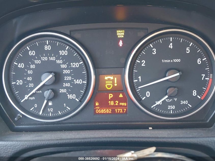 2013 BMW 335I WBADX7C54DJ589029
