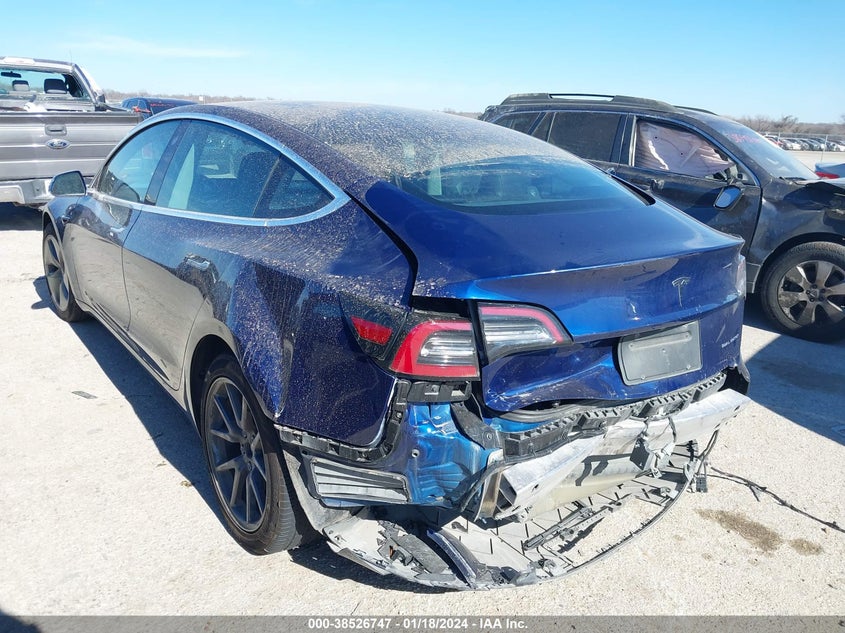 VIN 5YJ3E1EBXKF433022 2019 TESLA MODEL 3 LONG RANGE/PERFORMANCE