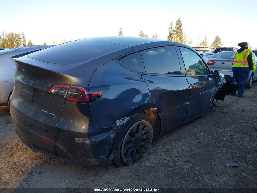 VIN 7SAYGDEE5PF900563 2023 TESLA MODEL Y AWD/LONG RANGE DUAL MOTOR ALL-WHEEL DRIVE