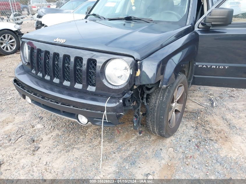 2016 JEEP PATRIOT LATITUDE - 1C4NJRFB8GD567205