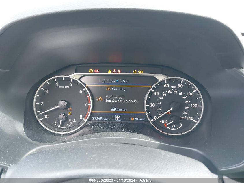 2019 NISSAN ALTIMA 2.5 SV - 1N4BL4DV3KC130813