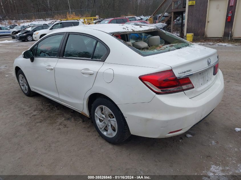 2014 HONDA CIVIC LX - 19XFB2F50EE203259