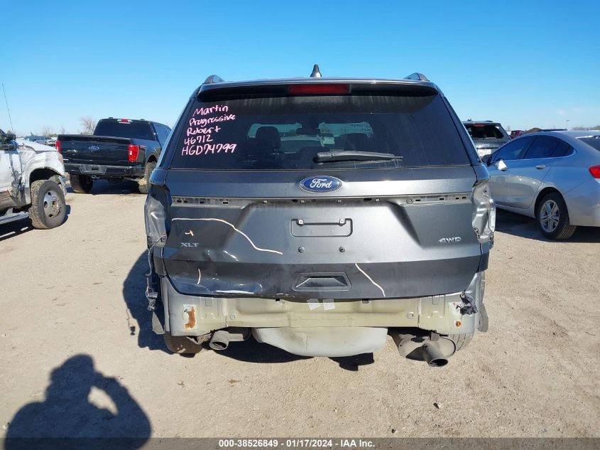 2017 FORD EXPLORER XLT - 1FM5K8D84HGD74799