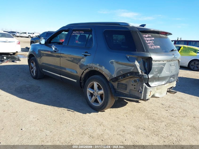 2017 FORD EXPLORER XLT - 1FM5K8D84HGD74799