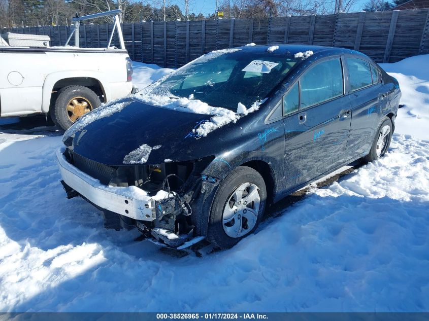 2014 HONDA CIVIC LX - 19XFB2F53EE238569