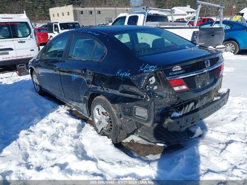 2014 HONDA CIVIC LX - 19XFB2F53EE238569