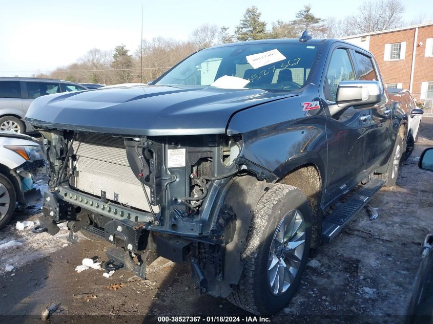 2021 CHEVROLET SILVERADO 1500 4WD  SHORT BED LTZ - 3GCUYGED4MG186657